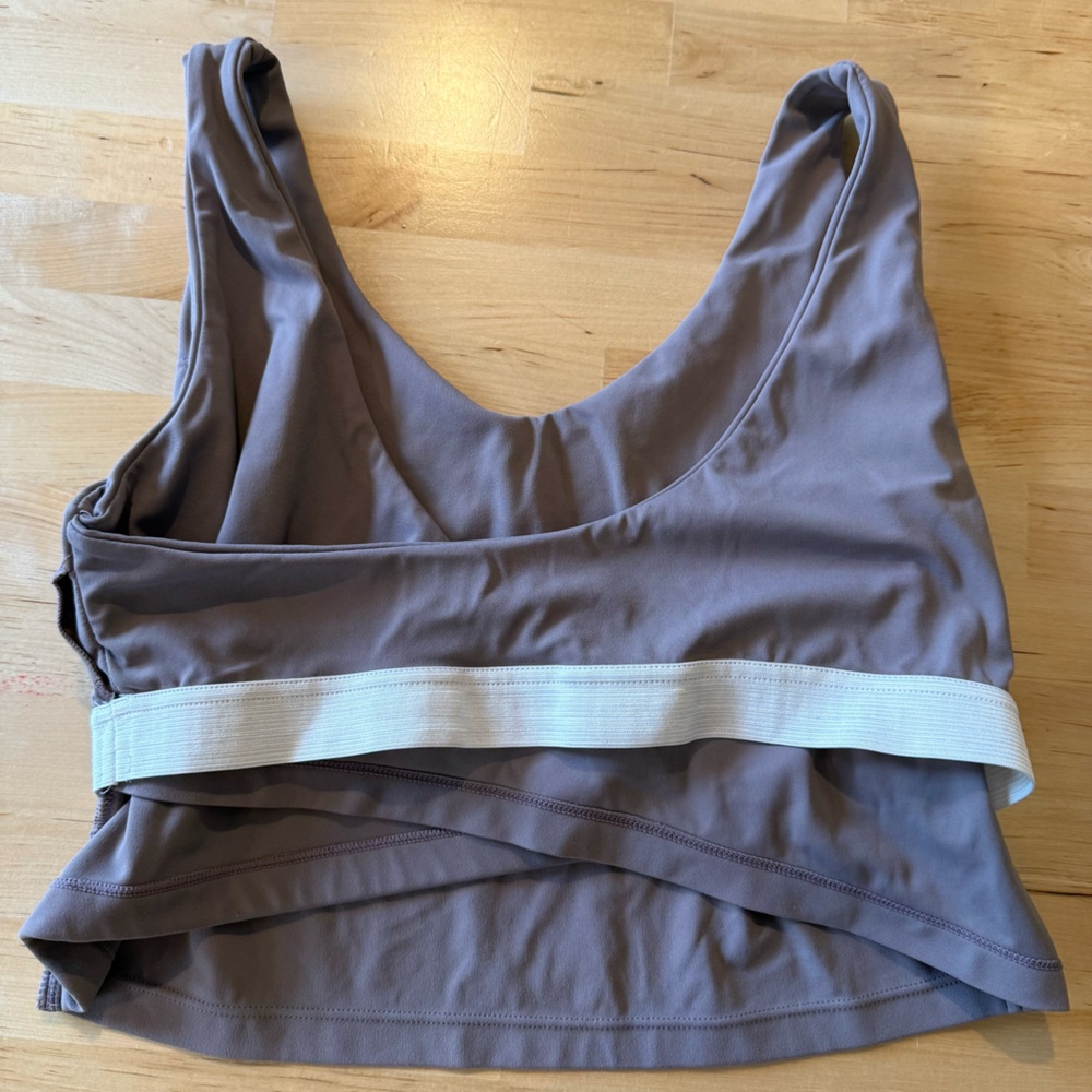 Light Lavender Crop Tank Top - Picture 4 of 9